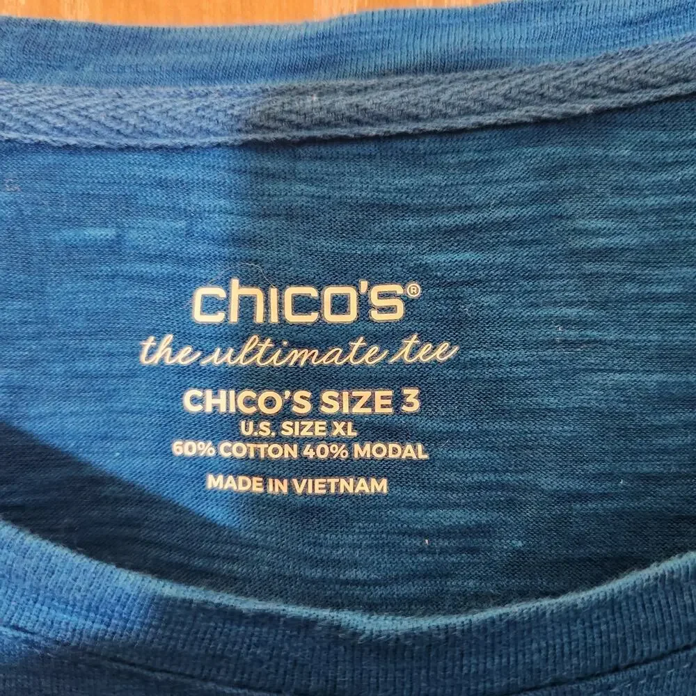Chico's The Ultimate Tee-Regular XL, Chico's size 3